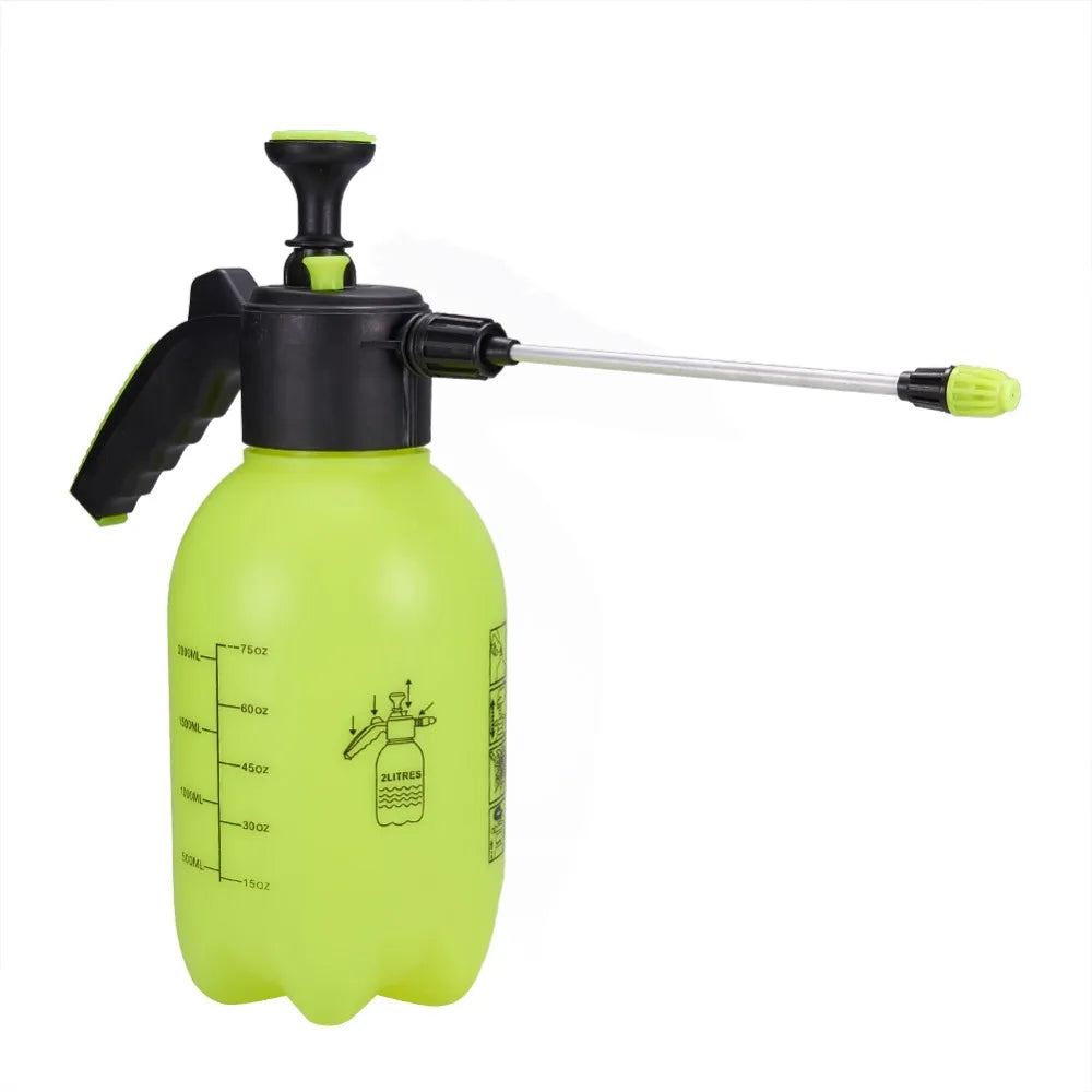 2L Car Cleaning Water Spray Lance High Pressure Sprayer Bottle Head Pump Pressure Sprayers for Household Plant