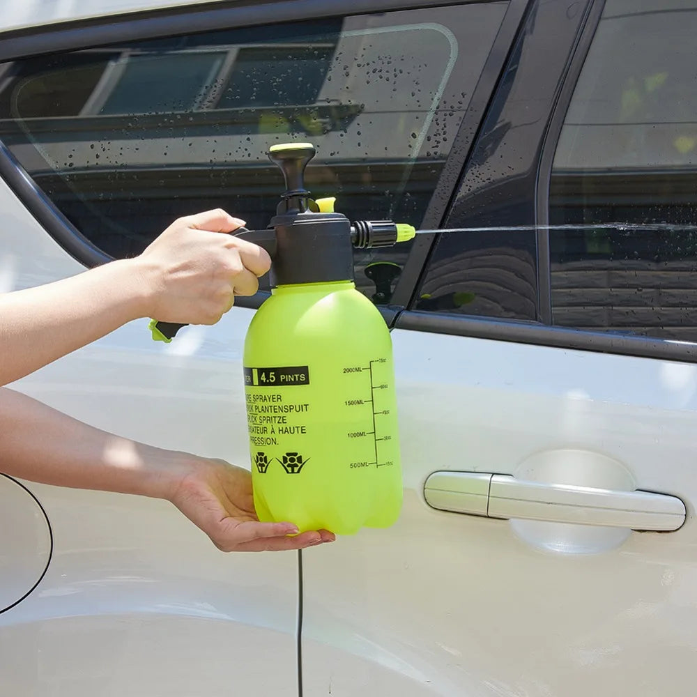 2L Car Cleaning Water Spray Lance High Pressure Sprayer Bottle Head Pump Pressure Sprayers for Household Plant