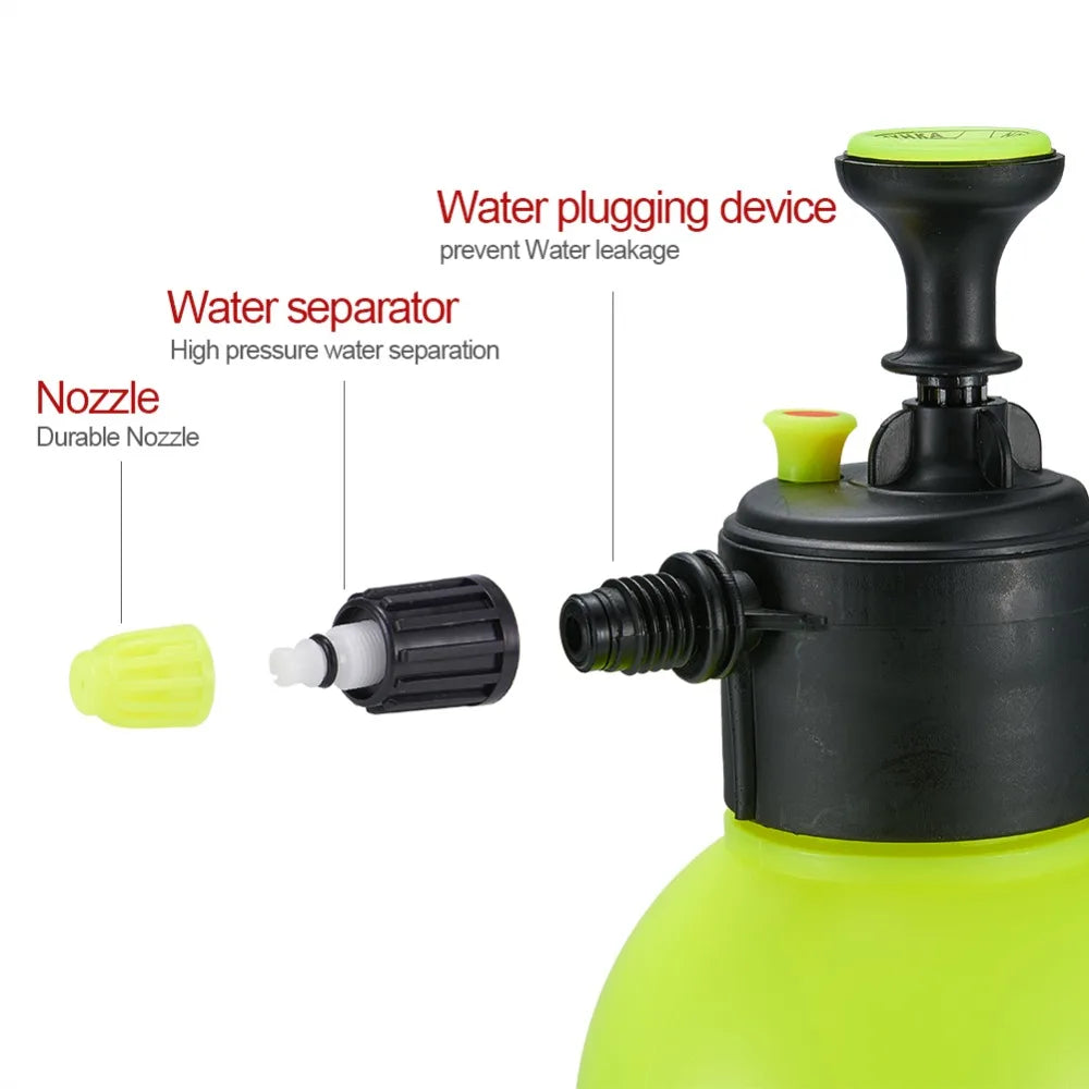 2L Car Cleaning Water Spray Lance High Pressure Sprayer Bottle Head Pump Pressure Sprayers for Household Plant