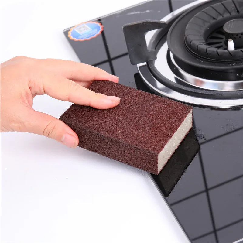 1/3/5/Pcs Magic Sponge Eraser Carborundum Removing Rust Cleaning Brush Descaling Clean Rub for Cooktop Pot Kitchen Sponge