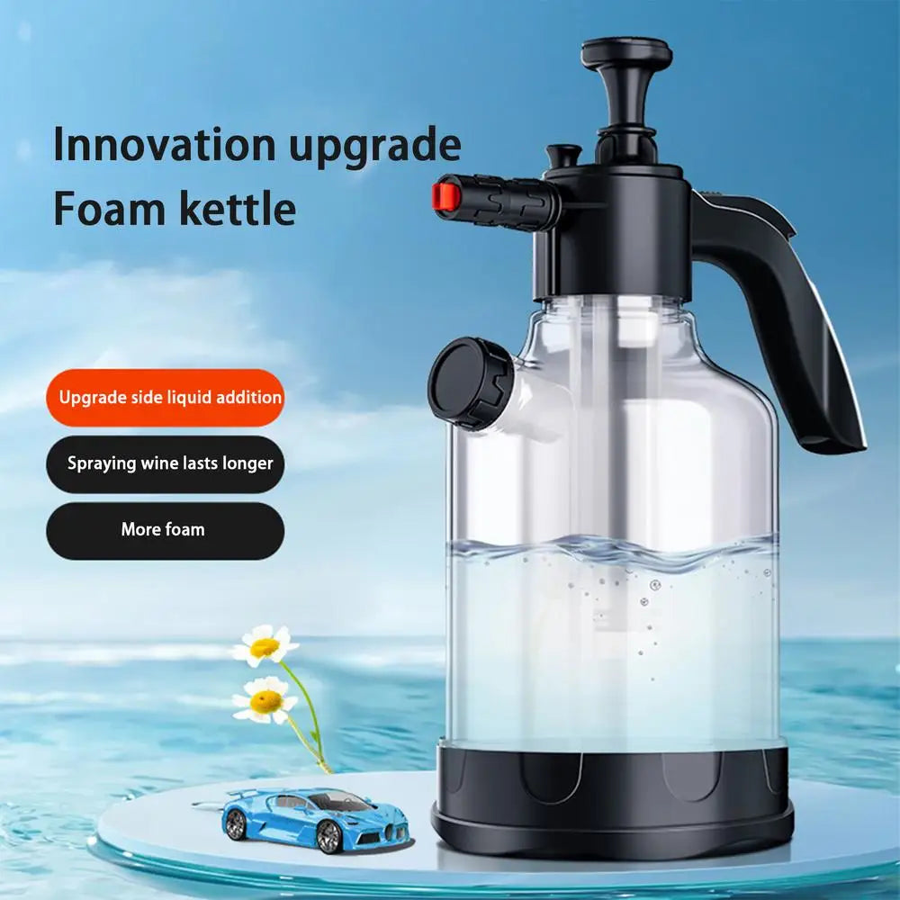 2L Soap Dispenser Bottle Handheld Wash Foam Tools Hand Pressurized Soap Atomizer Sprayer For Cars RVs Trucks Motorcycle Auto