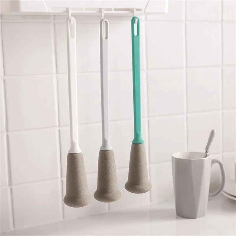 Long Handle Sponge Brush Kitchen Cleaning Supplies Bottle Cleaning Brush Cups Beers Jugs Cleaned Kitchen Tool