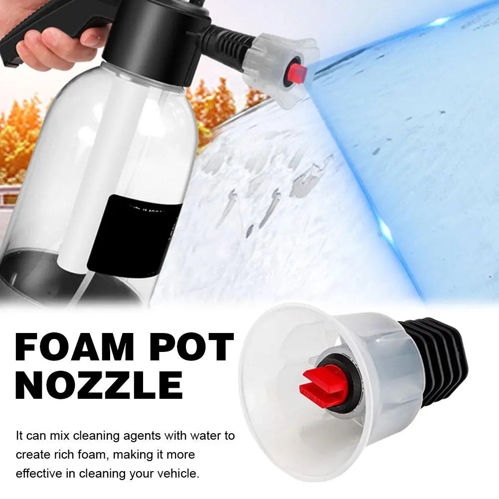 Car Wash Foam Sprayer Windproof Foam Nozzle Spray Kettle Accessories Car Wash Spray Bottle For Car Home Cleaning Tools V7H3