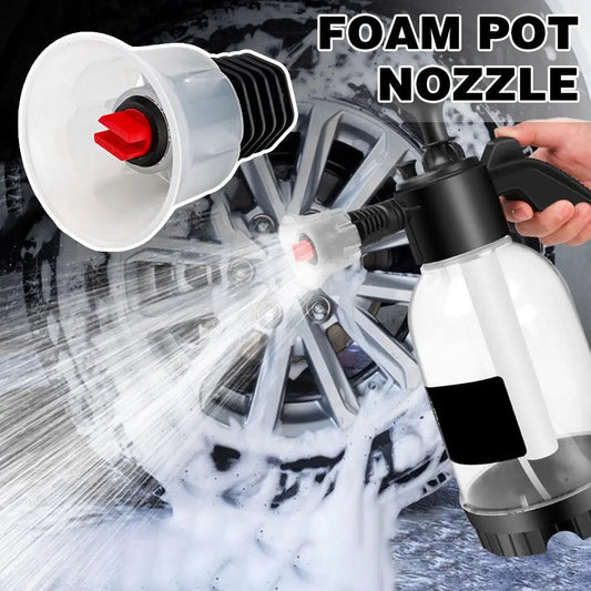 Car Wash Foam Sprayer Windproof Foam Nozzle Spray Kettle Accessories Car Wash Spray Bottle For Car Home Cleaning Tools V7H3