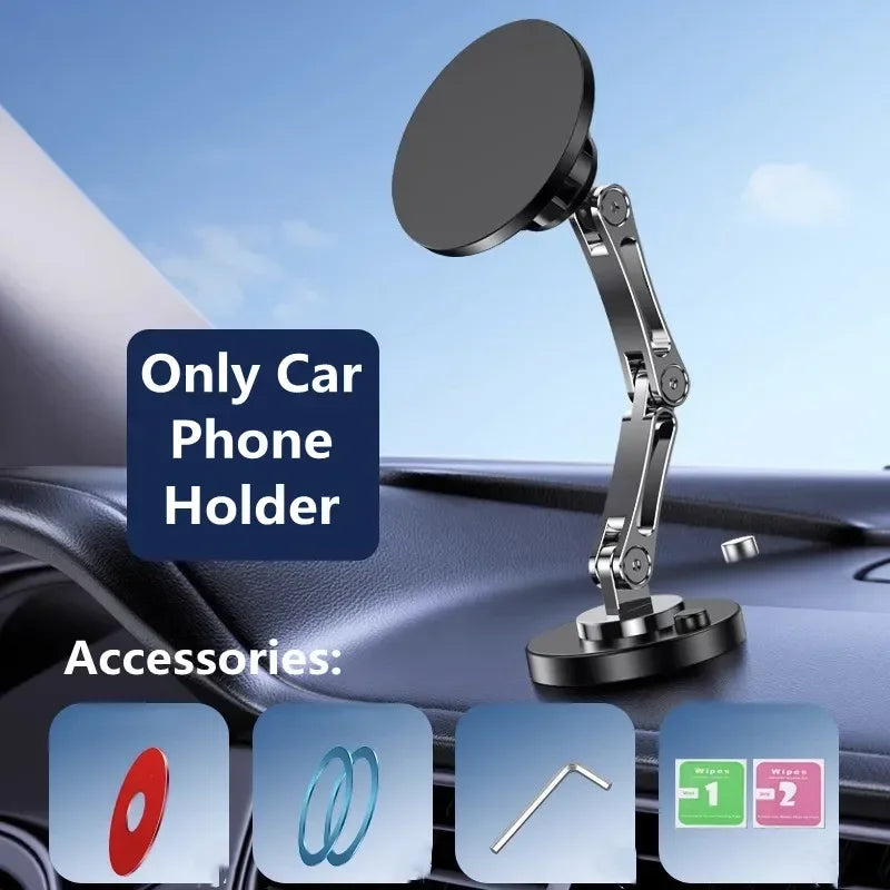 Magnetic Car Wireless Charger Stand Magnet Car Mount Fast Charging Station Phone Holder Bracket For Macsfae iPhone 15 14 13 12