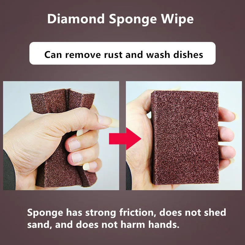 1/3/5/Pcs Magic Sponge Eraser Carborundum Removing Rust Cleaning Brush Descaling Clean Rub for Cooktop Pot Kitchen Sponge