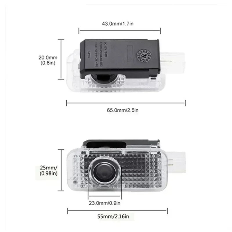 Car Door AUDI Welcome Light Led HD Projector Lamp For Audi A3 A4 B8 8P 8V A6 C7 A5 Q5 B7 B6 SLINE QUTTRO RS Q3 Q7 S3 S4 S5 S6 S8