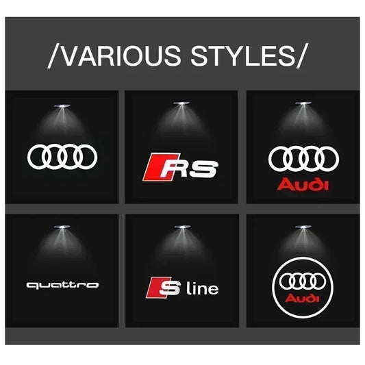 Car Door AUDI Welcome Light Led HD Projector Lamp For Audi A3 A4 B8 8P 8V A6 C7 A5 Q5 B7 B6 SLINE QUTTRO RS Q3 Q7 S3 S4 S5 S6 S8