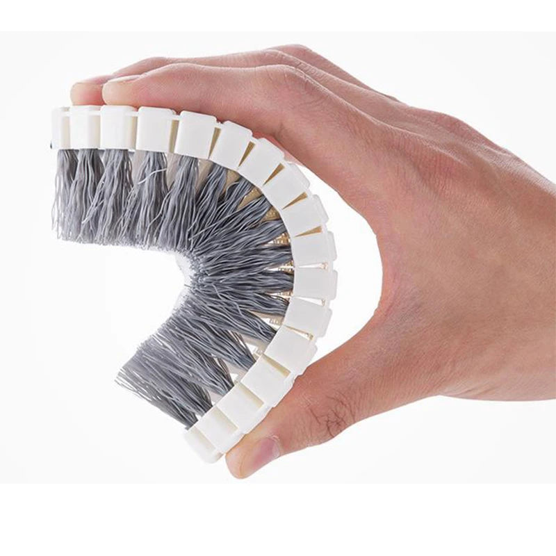 Flexible Kitchen Scrubber Cleaning Tool Accessories Cooktop Wall Cleaning Brush Bristles Kitchen Bathroom Tile Floor Cleaner