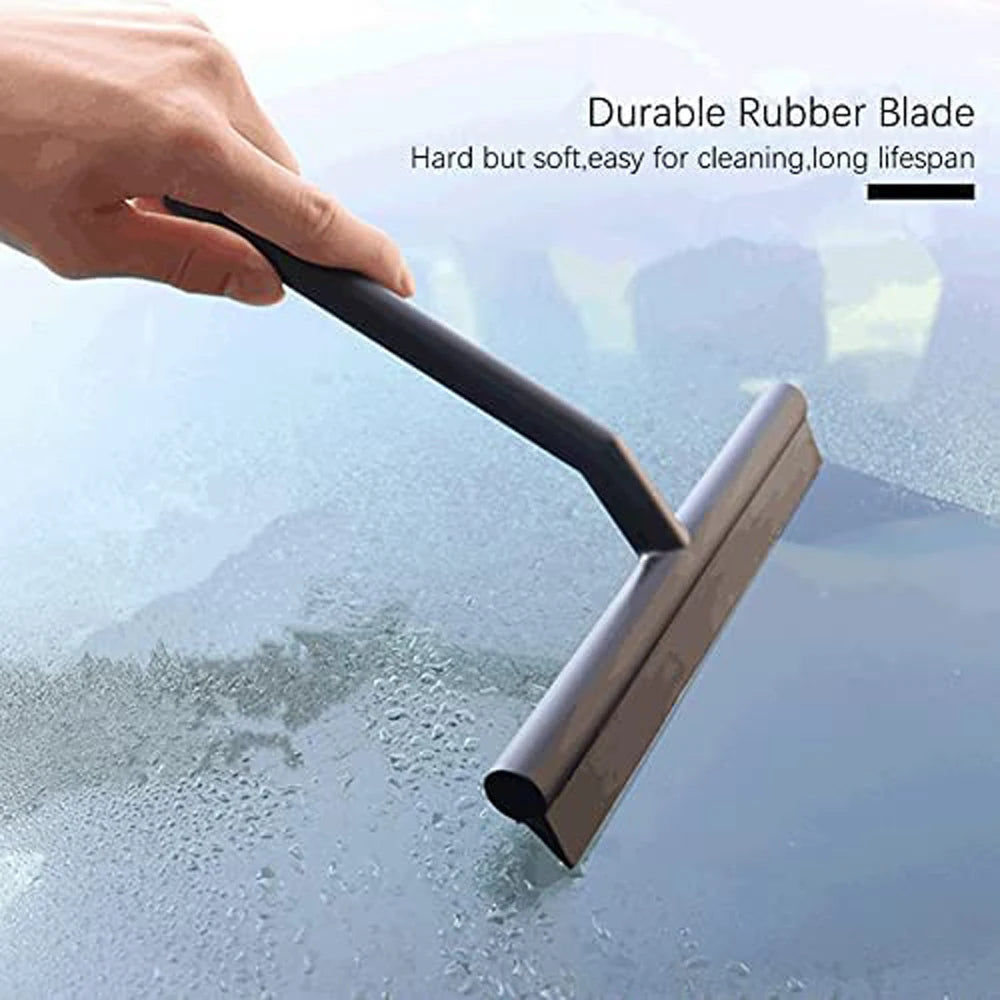 Shower Squeegee Glass Wiper Scraper Shower Squeegee Cleaner With Silicone Holder Bathroom Mirror Scraper Glass Cleaning