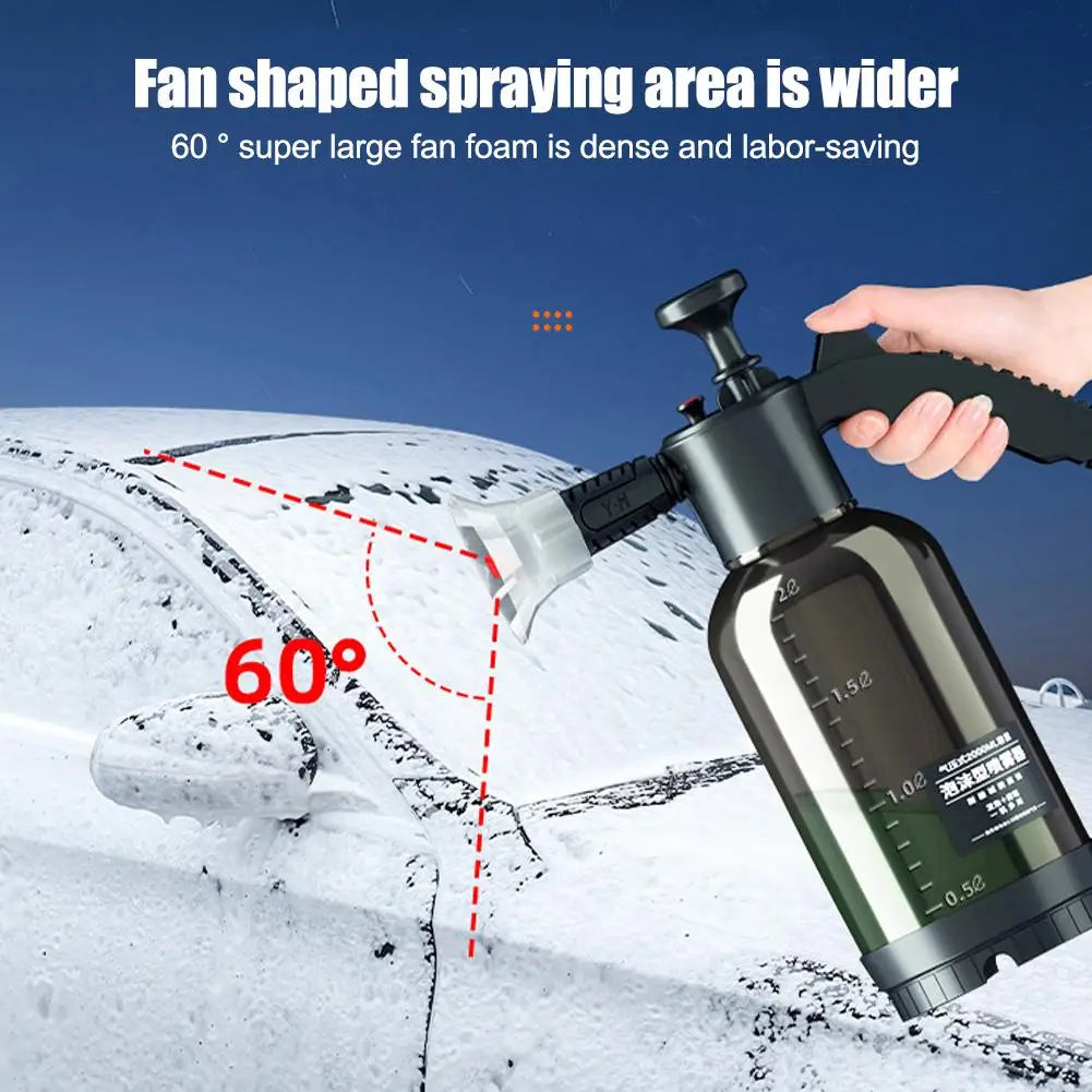 Hand Pump Foam Sprayer Pneumatic Washer Foam Snow Foam Wash Watering Gardening Can Bottle High Spray 2L Tools Car Pressure A1I0