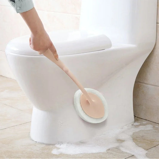 1Pcs Portable Toilet Brush Multifunction Sponge  Long Handle Bathtub Floor Home Cleaning Bathroom Cleaning Brush