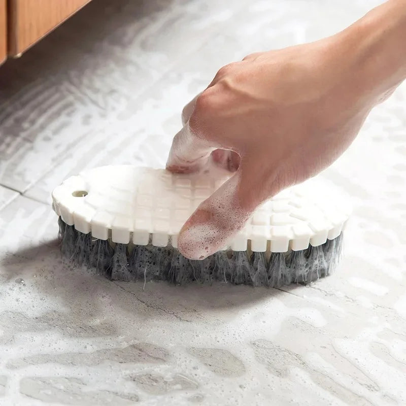 Flexible Kitchen Scrubber Cleaning Tool Accessories Cooktop Wall Cleaning Brush Bristles Kitchen Bathroom Tile Floor Cleaner